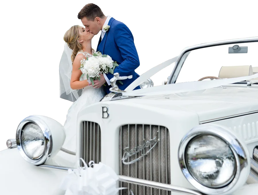 Rhod & Naomi with car